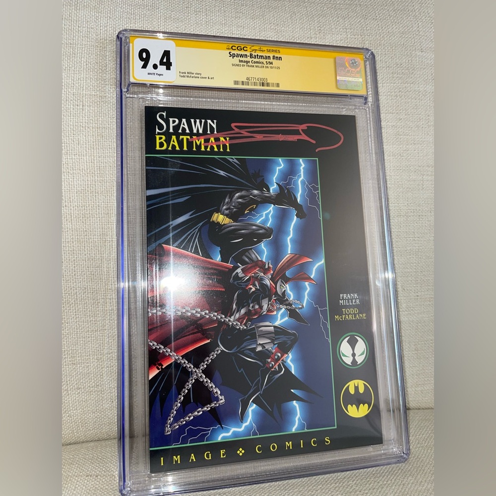 SPAWN BATMAN NN CGC SS 9.4 Signed by FRANK MILLER! Todd McFarlane Cover 5/94